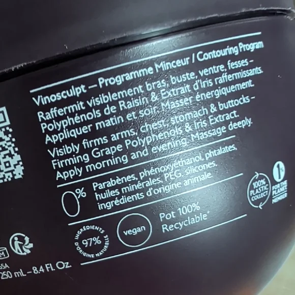 Caudalie Vinosculpt Lift & Firm Body Cream 250mL 8.4fl oz - Picture 5 of 5